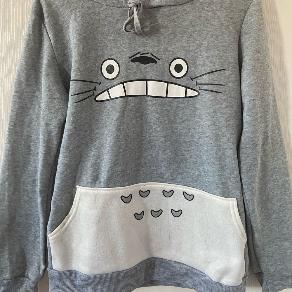 My Neighbor Totoro Lightweight Gray Sweater Hoodie Halloween Anime Manga Cosplay